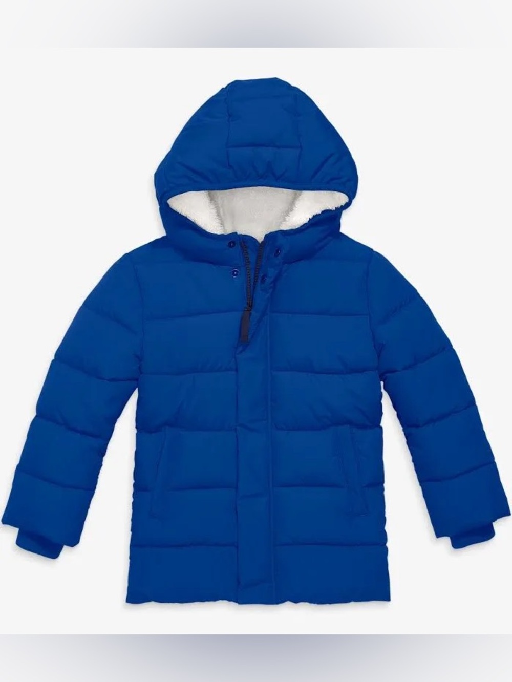 Primary Blue Jay Parka Puffer Coat